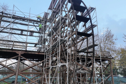 Sakarya'nın simgesi 'Tarihi Çark' yenileniyor