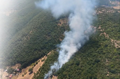 Bursa Kestel ve Harmancık'ta orman yangını... Havadan ve karadan müdahale sürüyor
